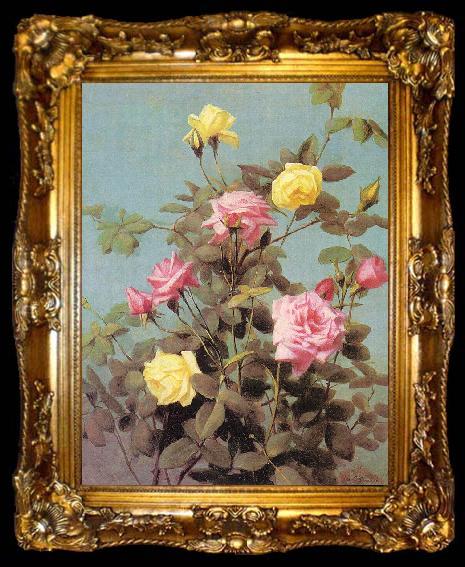 framed  Lambdin, George Cochran Roses, ta009-2